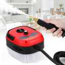 Handheld Steam Cleaner High Pressure Steamer for Cleaning for Grout Tile Hand Held Portable Steamer Cleaner for Car Auto Small Mini Power Cleaning Steamer High Heat for Home (Red)