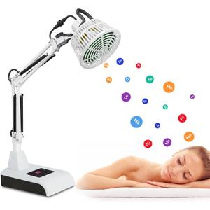 2-in 1 TDP Far Infrared Mineral Heat Lamp Acupuncture Therapy Light Desktop Therapeutic Lamps for Healing Body Arthritis Chronic Pain Relief, Sleep, Wound