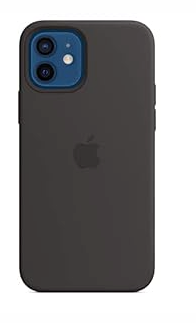 Apple iPhone 12 and iPhone 12 Pro Silicone Case with Magsafe - Black