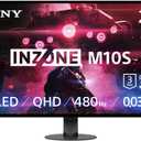 Sony INZONE M10S 27 OLED 1440p Gaming Monitor 480Hz 0.03ms, Low Profile Stand, Tournament Mode, Dual Screen Size (24.5), G-SYNC Compatible, Anti-Glare, Custom Heatsink