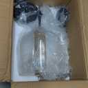 Seeded Glass Pendant Light Modern Black 1 Light Single Dome Pendent Lighting Fixtures for Kitchen Island Dining Room Hallway, Dia 9 Inch, E26, UL Listed