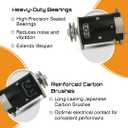 Starter Generator for EZ-GO Golf CARTS FE290 FE350 (1980-1993) GSB107-01, GSB107-01A, GSB107-04A, 420-44005, SG-800, 30083-69D, 1012316, 1018337-01, 72-25-15421, 16511-G1,420-44000 - 1 Year Support