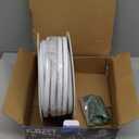 FORT LED Neon Rope Lights White 100FT 30M Flexible AC 110V 120V LED Strip Lights Outdoor Waterproof Plug-Play Neon Strip Lighting Dot Free Connectable Home Commercial Decor Neon Sign ETL FCC