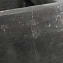 Kante 12 Inch Square Concrete Planter for Outdoor Indoor Home Patio Garden, Large Plant Pot with Drainage Hole and Rubber Plug, Black