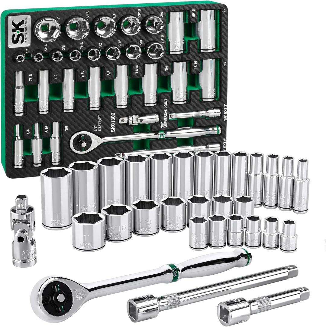 1/2" Drive 52 Piece Socket Set