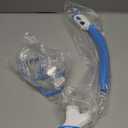 Goggles for Kids 3-14, Snorkeling Gear for Kids, Anti-Fog 180 Clear View, Snorkeling Mask and Dry Top Snorkel Combo Set, Swimming Goggles with Nose Cover (Small-Medium, Blue)