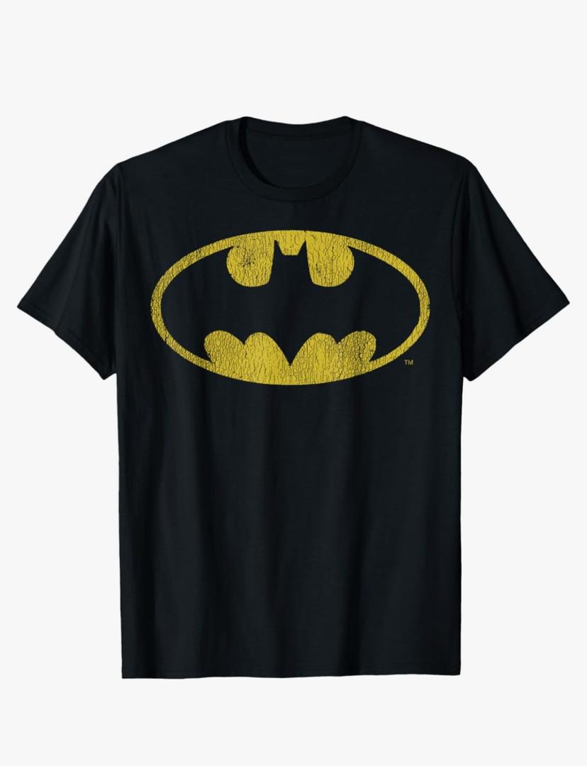 DC Comics Batman Distressed Classic Logo Short Sleeve T-Shirt XL