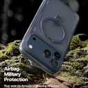 TORRAS Ostand Q3 Air for iPhone 17 Pro Case 6.3'' with Stronger Magnetic Stand, Fit for Magsafe, Airbags Miltary Protection, Camera Control for iPhone 17 Pro Case, Shockproof & Stylish, Midnight Blue