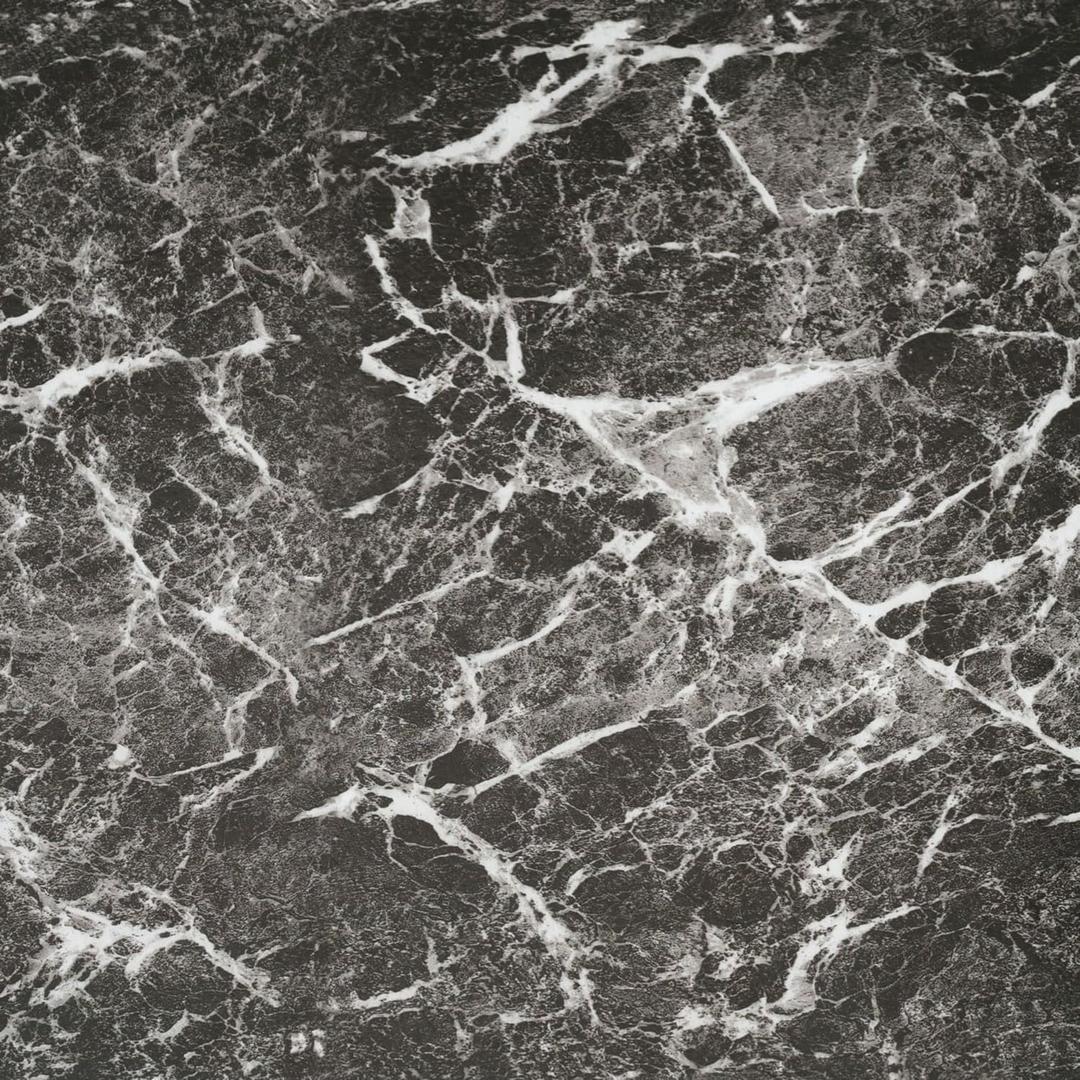 Nexus Self Adhesive Vinyl Floor Tiles, 20 Tiles - 12'' x 12'', Smoke Marble Peel & Stick, DIY Flooring for Kitchen, Dining Room, Bedrooms Bathrooms by Achim Home Decor, Dark Grey with White Vein
