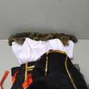 fun shack Pirate Costume Women's Deluxe Buccaneer Outfit with Corset Jacket, Dress, Hat, L