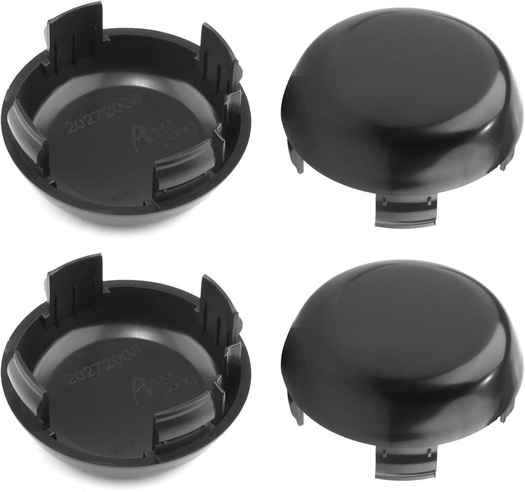 4Pcs Wheel Center Caps for Prius 2001-2009 Wheel Rim Outer 57mm(2.24in) Inner 52mm(2.05in) Black Hub Caps