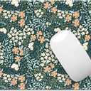Square Mouse Pad with Stitched Edge, Premium Mousepad Washable Cloth. Computer Mouse Pad with Non-Slip Rubber Base, Mouse Pads for Computers Laptop Mouse 9.25x7.75x0.12 inch-Flower I