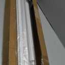 Extra Long No-Drill Tension Curtain Rod 40-166 Inches (4-14Ft), Heavy Duty Adjustable Rod for Outdoor Patio Curtains, Large Windows, Room Divider & Bathroom, White