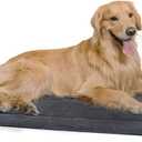 MADE 4 PETS Dog Crate Pad Bed for Large Dogs, Washable & Reversible, Anti-Slip Kennel Mat for Cozy Sleeping, Soft Fluffy Dog Bed for Indoor & Outdoor Use, 41"x29", Dark Gray