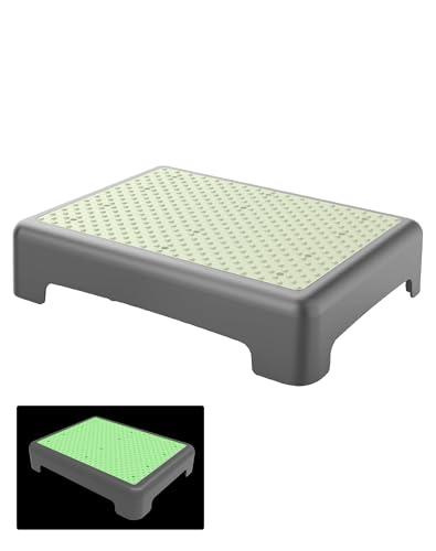 LIFTOZA Mobility Step Stool for Adults, Noctilucent Bed Step Stools, 680 LBS Capacity Safety Step Platform, Indoor and Outdoor Steps for Seniors, Non-Slip Stepping Stool Elderly Assistance at Night