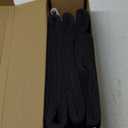 AJAZZ 100% Blackout Magnetic Door Curtain Accordion Doors Interior Closet Door Curtain Invisible Applicable Bedroom Room Living Room Doorway (Black 42" W x 78" L) 1 Panel