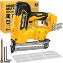 Cordless 18GA Brad Nailer for Dewalt 20V Max, 18 Gauge Nail Gun with 1000 Nials for Wood Carpentry, Brushless, 2 Mode, 5/8 to 1-1/4 Inch, Tool Only