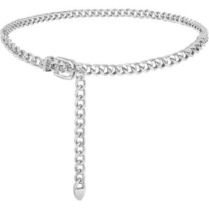 WHIPPY Waist Chain Belt Women Ladies Adjustable Body Waist Link Belts for Jeans Dresses