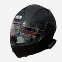 Motorcycle Helmet Modular Flip Up Full Face Virtue MD808 W/ BT Wireless Earphone