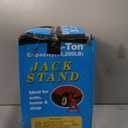 6 Ton (13200 lb) Double‑Lock Car Jack Stands, Carbon Steel, 2 Pack