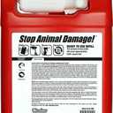Squirrel Stopper Repellent Spray - Chipmunk & Squirrel Deterrent for Bird Feeders, Garden & Homes - Weather-Resistant Formula - Scent, Taste & Touch Barrier - Safe Around Kids & Pets - 1 Gallon