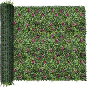 Greenery Grass Wall Boxwood Plant Roll: 72"x128"(64 SQFT with UV Resistant Green Leaves Faux for Interior Panel, Greenery Backdrop, Garden and Indoor Outdoor Wall&Fence Covering Privacy (3D Style 2)