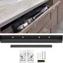 Zonon 1 Set 28 Inch Tip Out Tray for Front Sink Kitchen Drawer, Matte