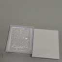 ZHIYUXI 400pcs Crystal Beads for Suncatchers Glass Beads for Jewelry Making for Keychain Making 6mm Rondelle White Clear Sun Catcher Beads & Bead Assortment Bulk Bracelets Arts and Crafts