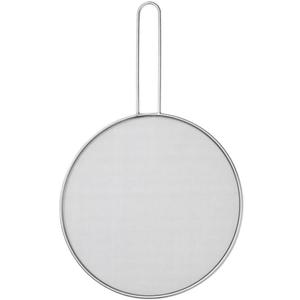 HIC Kitchen Splatter Screen, 18/8 Stainless Steel with Fine Mesh, 9-Inch, Fits Up To 8.5-Inch Pans