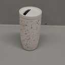 Simple Modern Travel Coffee Mug Tumbler with 360 Lid | Ceramic-Lined Insulated Stainless Steel Cold Brew Iced Coffee Cup | Gifts for Women Her Him | Voyager Signature | 16oz | Cream Terrazzo