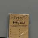 Baby Shower Game, Guess the Baby Food Baby Shower Game, Gender Reveal Party Supplies, Baby Shower Decorations, Baby Shower Party Games Supplies & Activities, Set of 30 Cards, Kraft