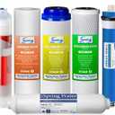 iSpring F6K75 NSF/ANSI 58 Certified Replacement Under-Sink Water Filters, 6-Stage Reverse Osmosis RO Water Filtration Systems with Alkaline Mineral Filter, 6-months Replacement Supply Set, 6 Count (Pack of 1)