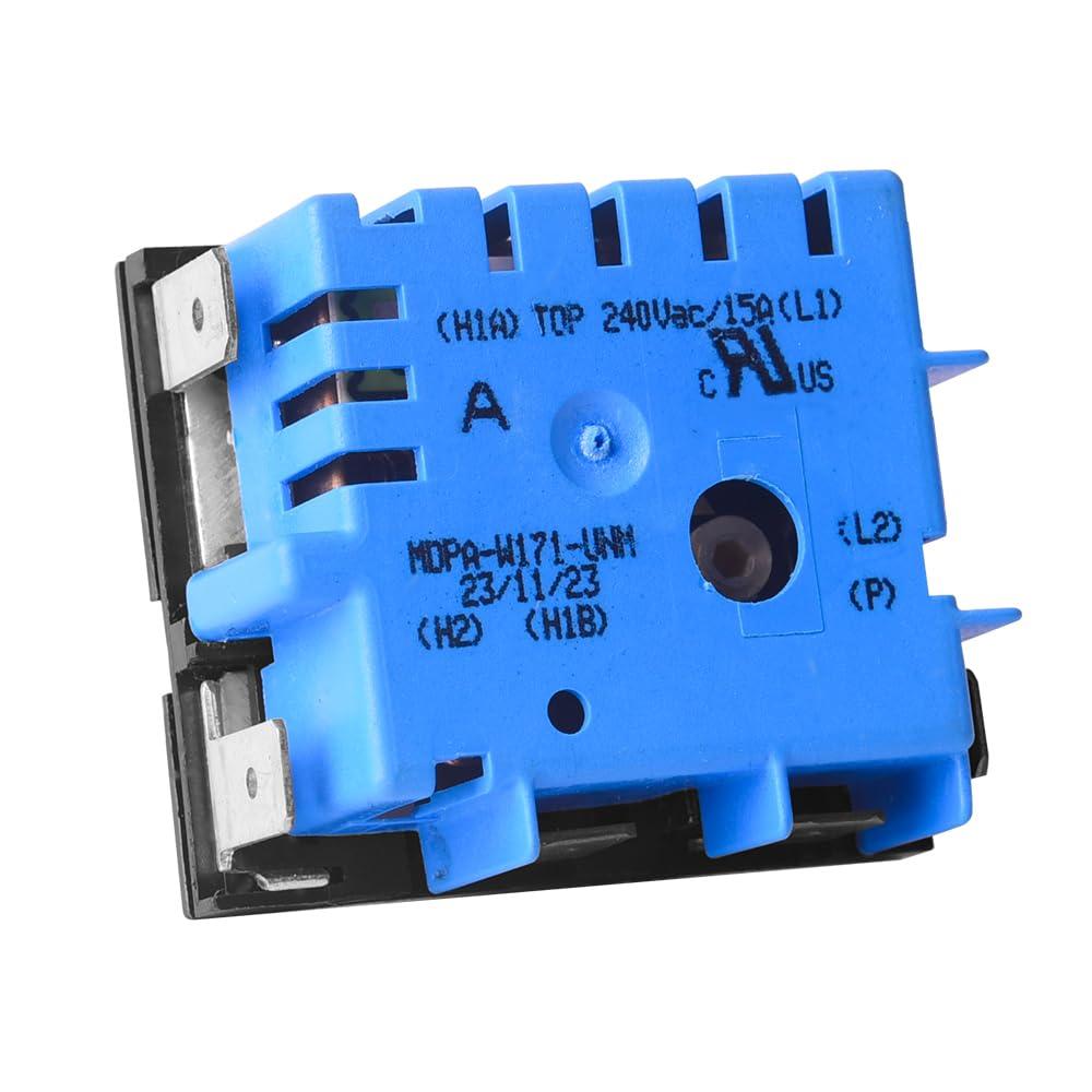 Infinite Switch Replacement for Whirlpool Maytag Kenmore Electric Ranges Easy Install Dual Burner Control Fits W10434452 PS11754687 AP6021365 MDPA-W171