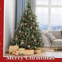 30 Pcs Christmas Velvet Wreath Bow, 5 x 7 Inch Vintage Velvet Ribbon Bows Rustic Crafts Gift Bows for Holiday Xmas Tree Wrapping Crafts (Beige,Khaki,Brown, Width of 3/8")