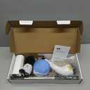 Electric Spin Scrubber - Cordless Bathroom Scrubber with 7 Brush Heads - Dual Speed IPX7 Waterproof Power Scrubber for Heavy-Duty Bathtub, Glass, Tile, and Car Cleaning (White)