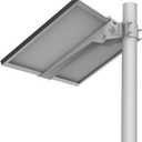 Adjustable Slar Panel Pole Mounting Bracket Rack Kit for 50W Solar Panel - Fit Pole Dia 2.35 - 4.0 Inch / 60mm - 100mm