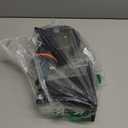 Eazy2hD 6 Inch Gate Wheel, 500Lbs Heavy Duty Gate Wheel with Brake, 360 Rotation Fence Gate Wheels, Spring Loaded Gate Caster for Wooden, Farm, Cattle & Metal Tube Swing Gate with Screws Screwdriver