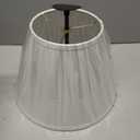 Aspen Creative 32682 Transitional Empire Shape Spider Construction Lamp Shade, White, 7" Top x 13" Bottom x 9-1/2" Slant Height