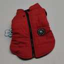 Norbi Pet Warm Jacket Small Dog Vest Harness Puppy Winter 2 in 1 Outfit Cold Weather Coat Medium (Blue)