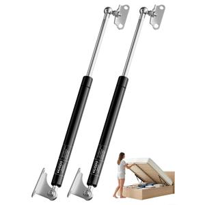 HUOPO 25 inch 200lb Gas Struts for Heavy Lid with Mounting Brackets, 2 Pack