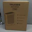 Trucozie T356 Air Purifier for Home Large Room Bedroom Up to 1937 Ft in 1 Hr With Double-sided Air Inlet, Air Quality and Light Sensors, HEPA Sleep Mode for Allergies, Dust, Pollen, Pet Hair, Green