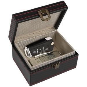 Diyife Faraday Box, [4 Keys Capacity] RFID Box for Car Keys, Faraday Key Fob Protector Cage, AntiTheft Key Fob Car Key Signal Blocking Shielding Box Gift For Men, 4.6" x3.6" x2.5"