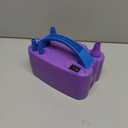 NuLink Balloon Pump Electric Portable Dual Nozzle Air Pump for Balloons Blower Pump Inflator for Decoration, Birthday Party [110V~120V, 600W, Purple]