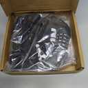 NDakter Bike Lock, 5 Digit Combination Heavy Duty Anti Theft Bicycle Chain Lock, 2.62/3.2/4.27/5/6Ft Long, High Security Resettable, Suitable for Bike, Scooter, Door, Gate, Fence-4/6mm Thick (Black)