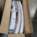 COLAMY Upholstered Parsons Dining Chairs Set of 2, Fabric Dining Room Kitchen Side Chair with Nailhead Trim and Wood Legs - Beige