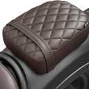 Motorcycle Rear Passenger Seat for Honda Rebel CMX 500 300 CMX500 CMX300 CM 2017 2018 2019 2020 2021 2022 2023 2024 2025 2026 Solo Pillion Pad Set (Tail Brown)
