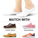Wernies No Show Socks Women Low Socks Non Slip Flat Boat Line, 8 Pairs, Size 8-11