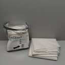 100% Blackout Shield Linen Blackout Curtains for Bedroom 84 Inches Long, Back Tab/Rod Pocket Living Room Drapes, Thermal Insulated Blackout Curtains 2 Panels Set, 50" W x 84" L, Cream