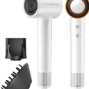 Hair Dryer Negative Ion, Professional Blow Dryer with High Speed Motor to Reduce Frizz, 200 Million Ions for Smooth Shine, Low Noise Portable Hairdryer for Home