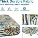 DYTXIII Outdoor Chair Cushions Set of 2, 19"x19"x2.5" Water Repellent & Fade Resistant Patio Dining Seat Cushions with Tie Straps, Indoor Outdoor Chair Pads for Patio Furniture -Crayon Shells